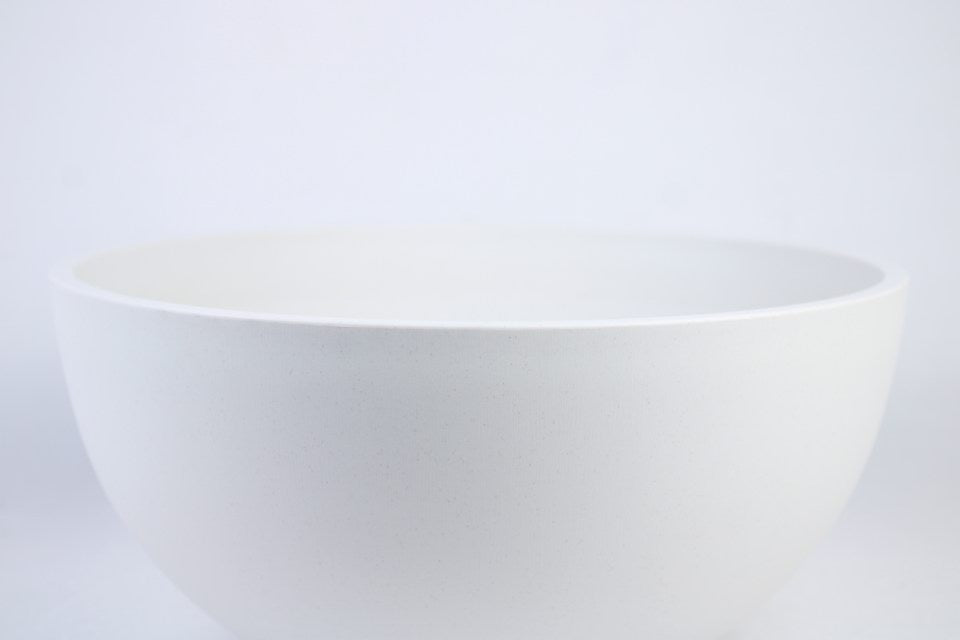Florinia Plastic Matte Finish Bowl Planter Set – 2 Sizes 11.8"/10" (without plants)