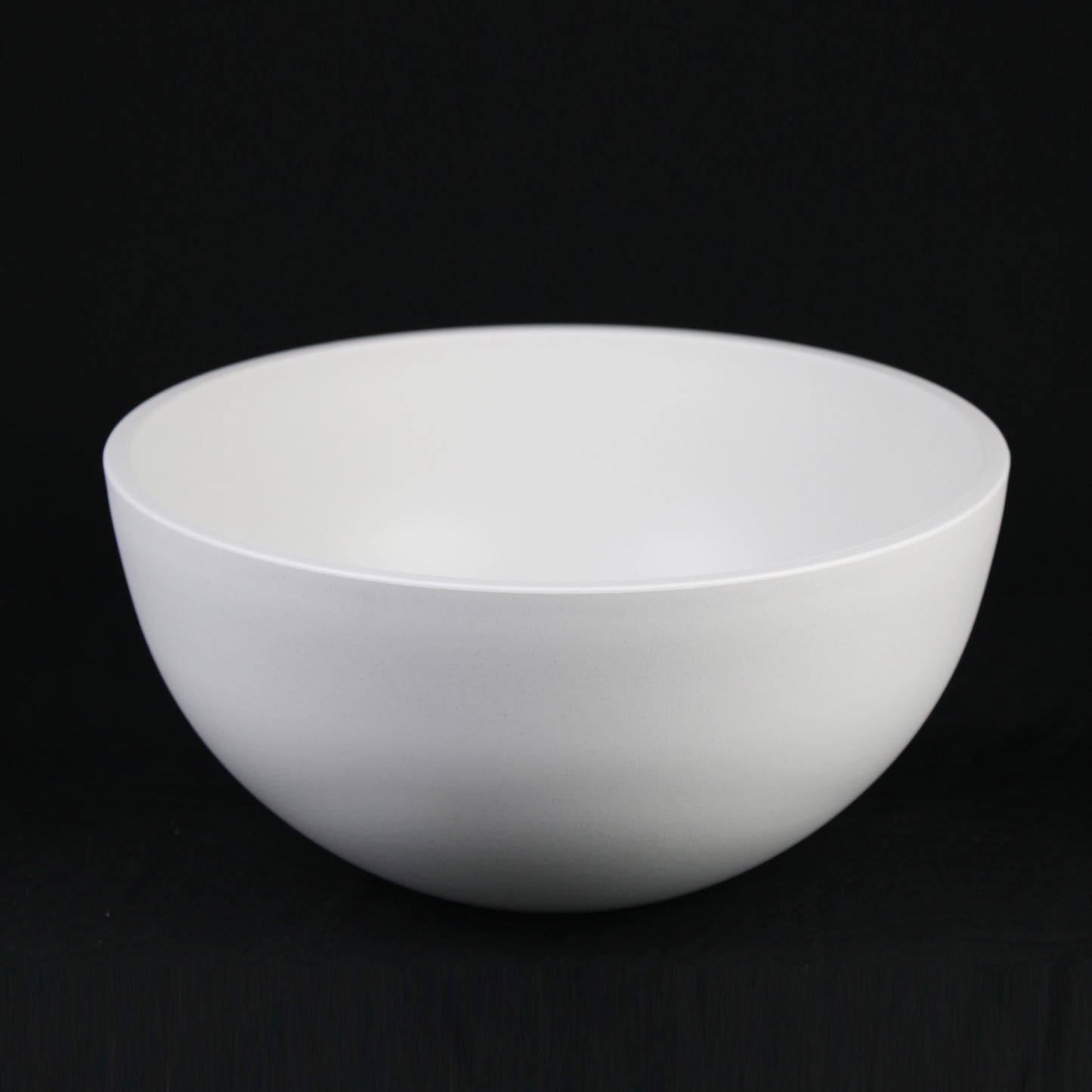 2-Piece White Plastic Serving Bowls – Modern Minimalist Design