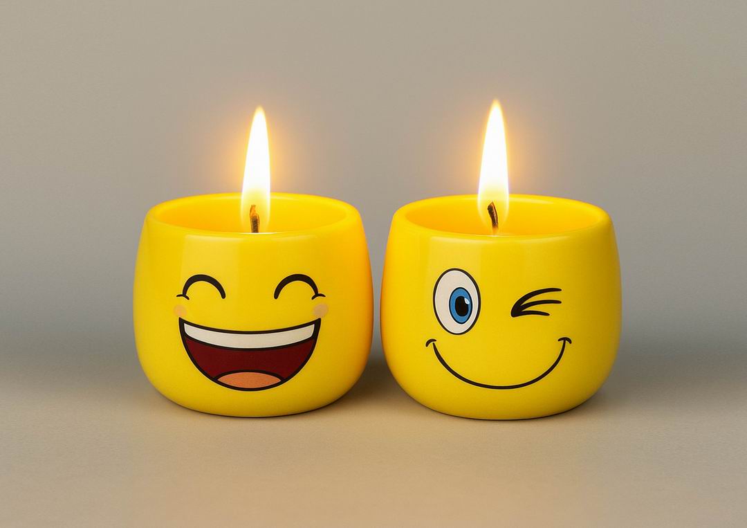 Dual-Purpose Ceramic Candle Holder – Sage Glazed (set of 2pcs)
