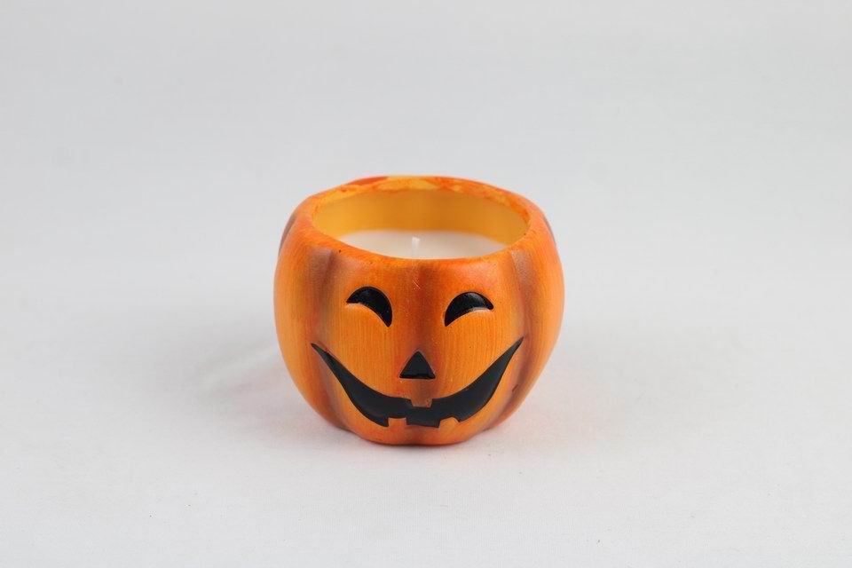 Pumpkin Ceramic Scented Candle – Halloween Edition (set of 2pcs)
