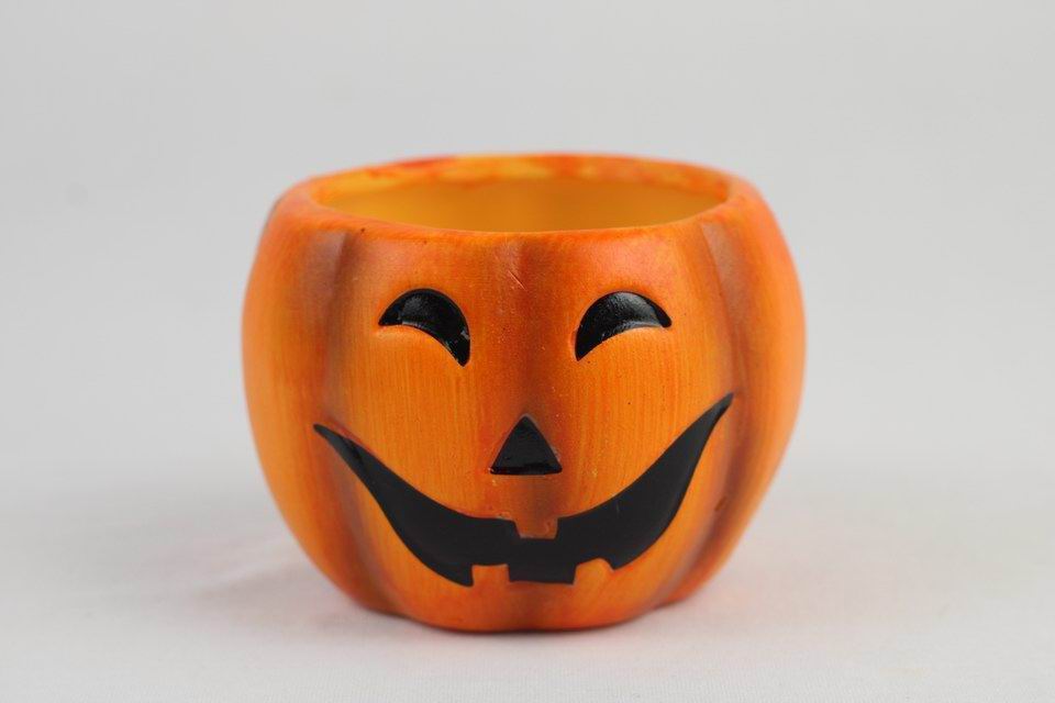 Pumpkin Ceramic Scented Candle – Halloween Edition (set of 2pcs)