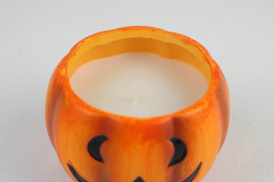 Pumpkin Ceramic Scented Candle – Halloween Edition (set of 2pcs)
