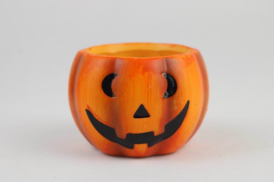 Pumpkin Ceramic Scented Candle – Halloween Edition (set of 2pcs)