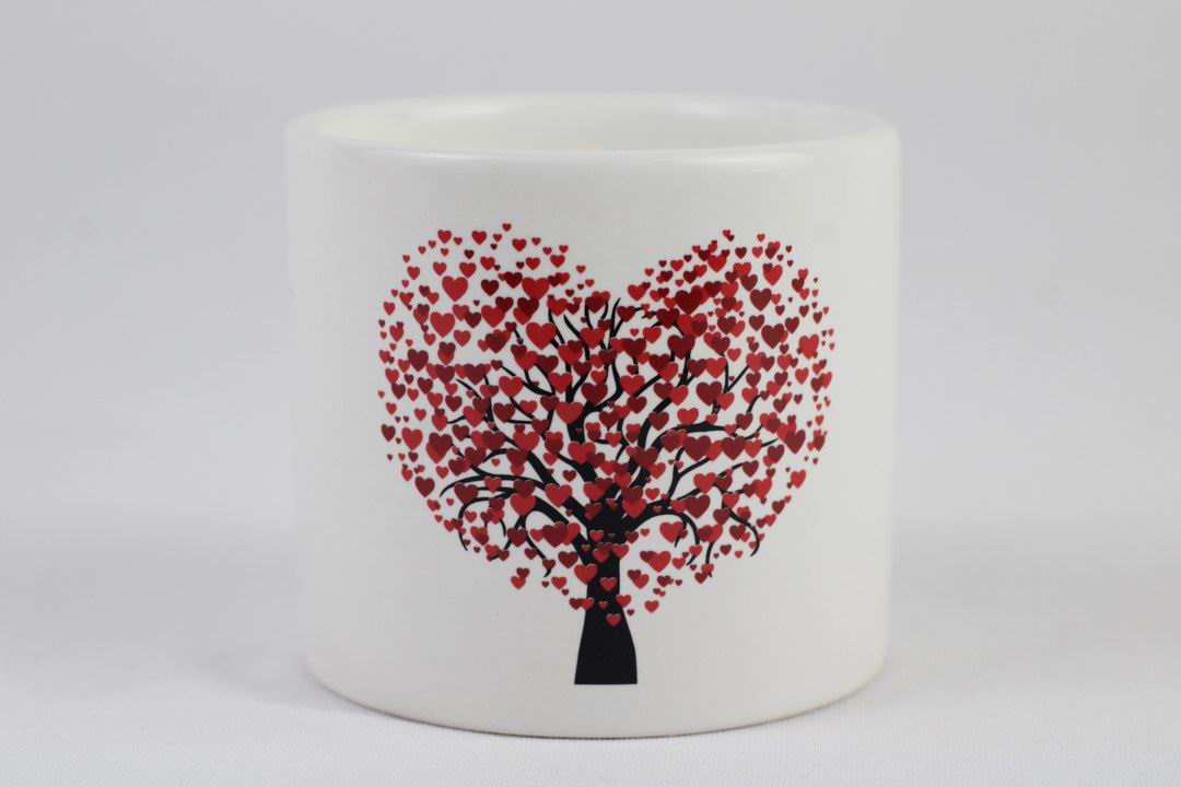 Romantic Tree Ceramic Scented Candle Set – Love Edition (set of 2pcs)