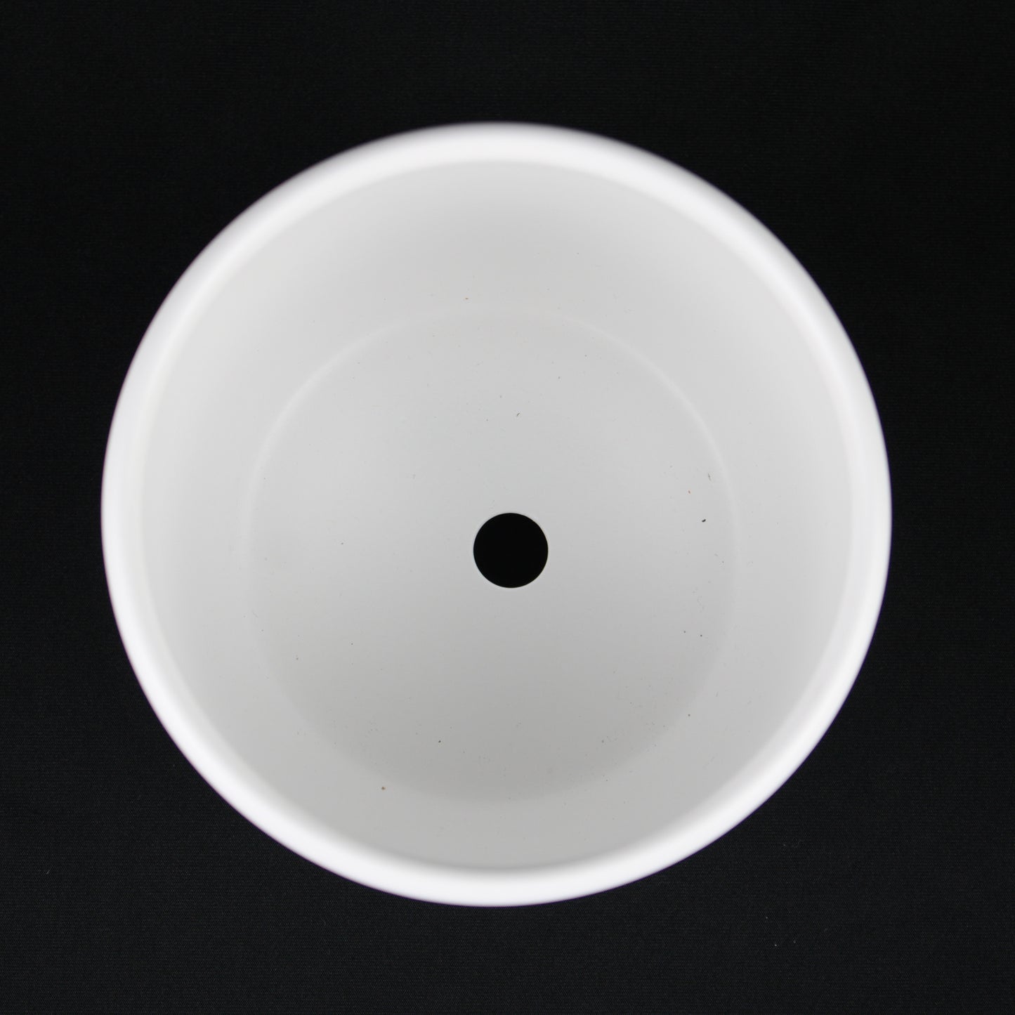 Florinia 3-Piece Stoneware Ribbed Ceramic Round White Flower Pots, 8.5" x 6.5" x 5.5"