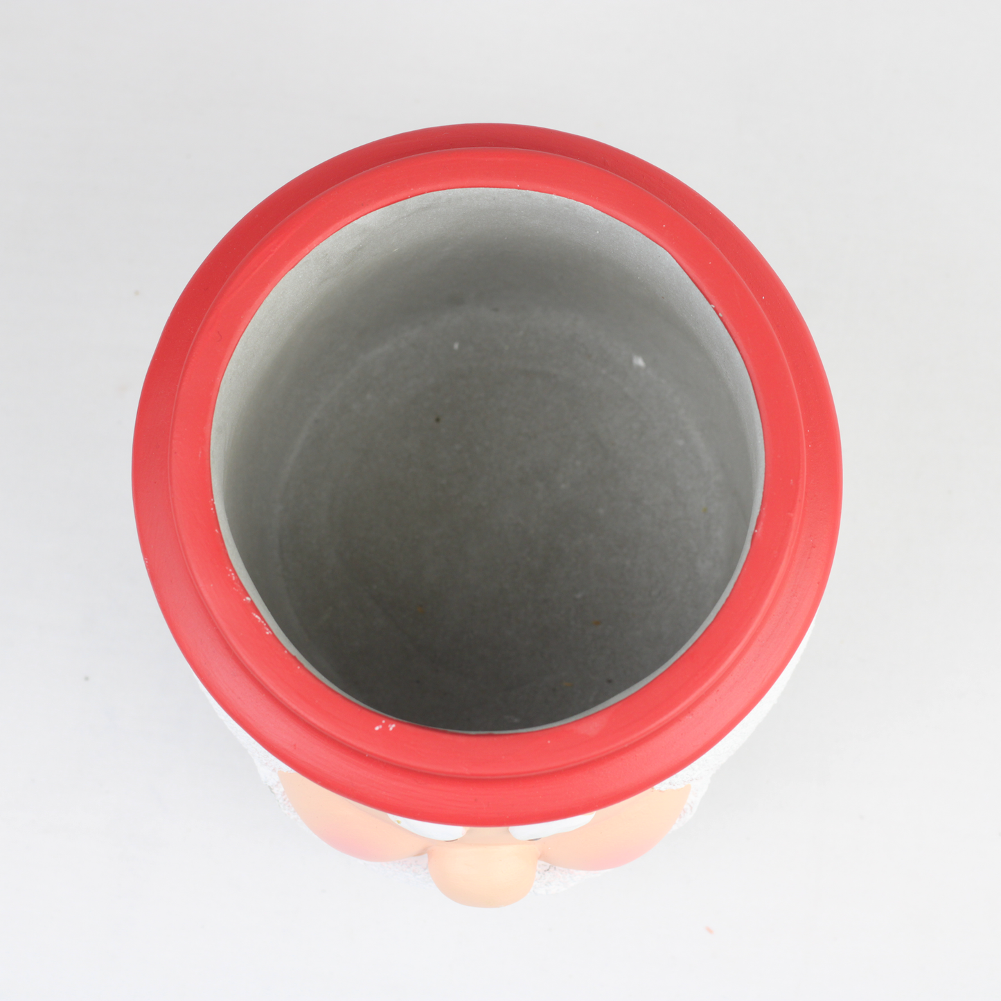 Santa & Snowman Concrete Holiday Pot – Planter or Votive