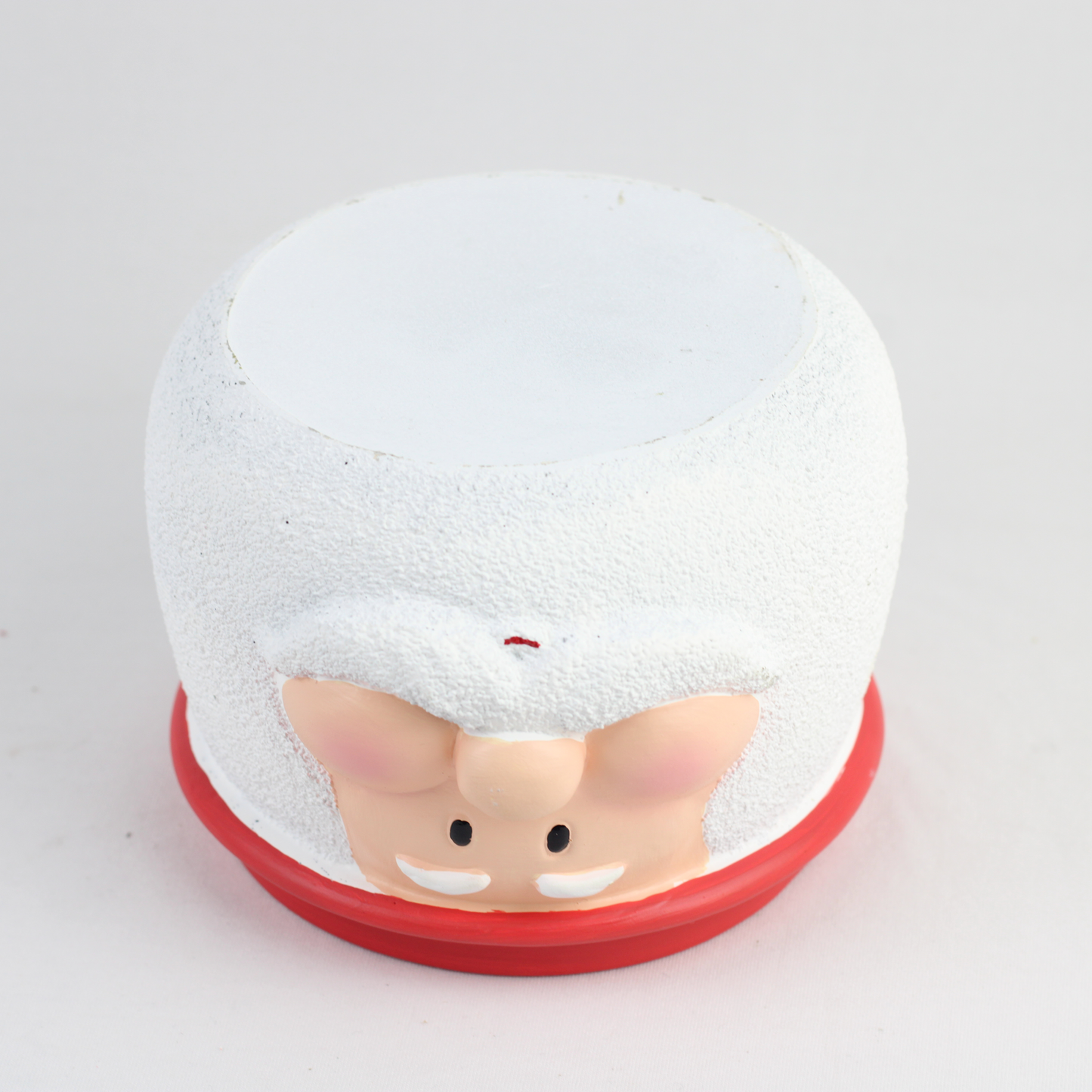 Santa & Snowman Concrete Holiday Pot – Planter or Votive