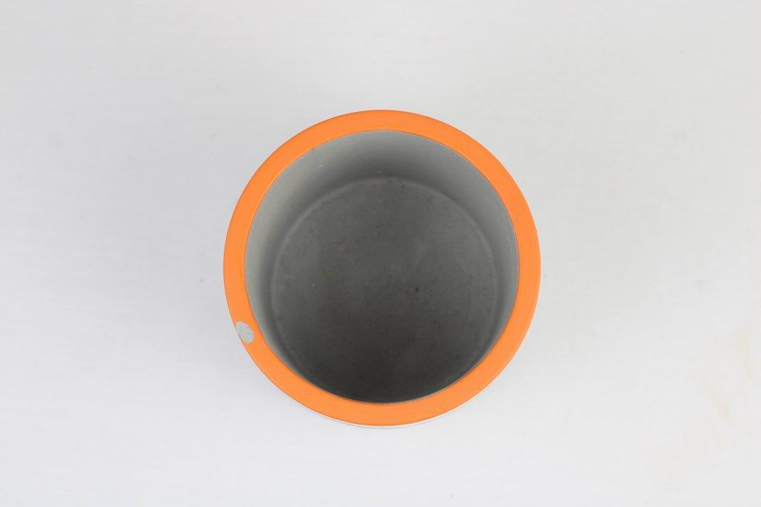 “Trick or Treat” Concrete Pot with Ghost Motif – Planter or Votive