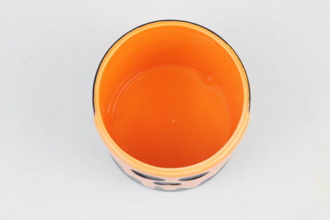 Halloween Skull Drip Ceramic Flower Pot (dual-purpose)