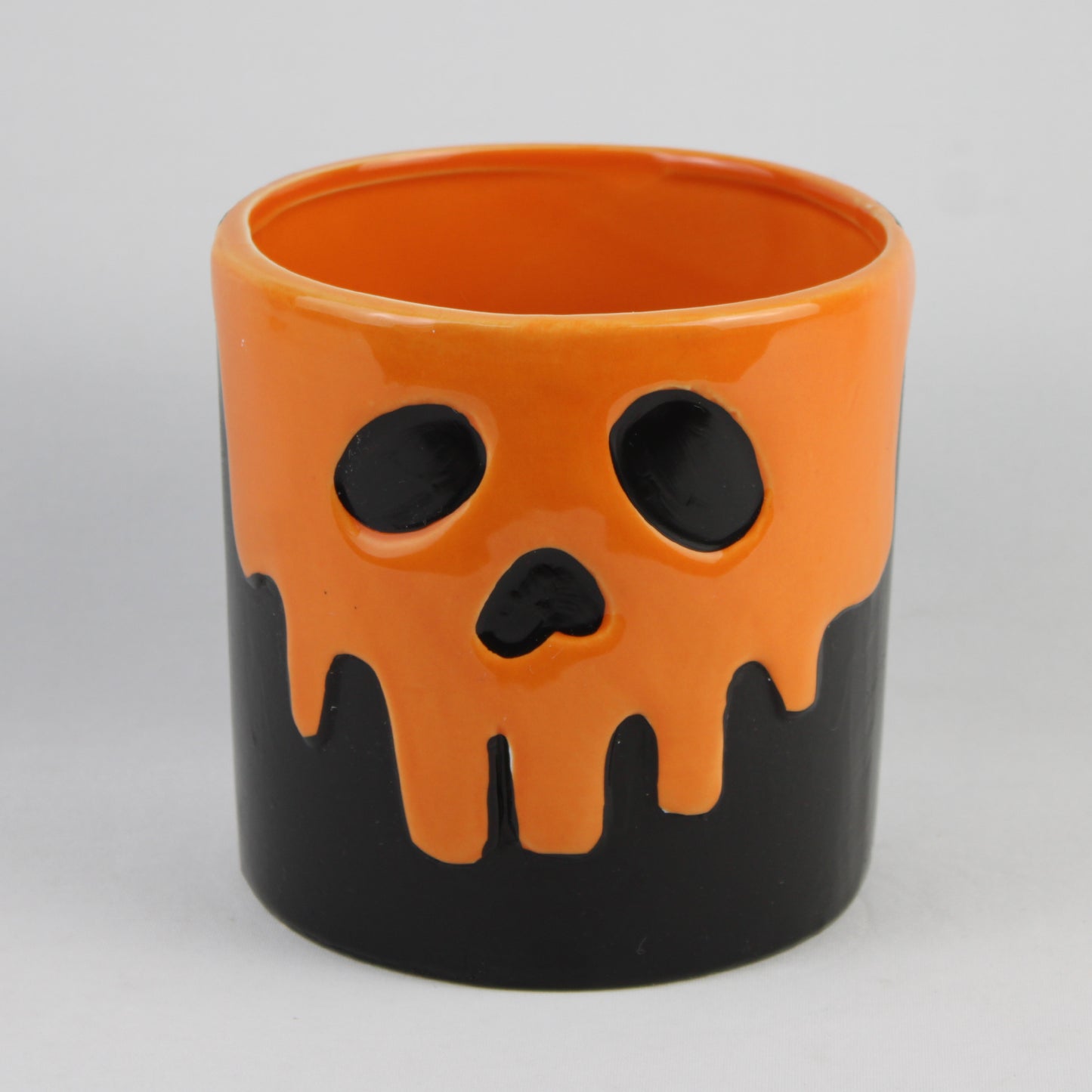 Halloween Skull Drip Ceramic Flower Pot (dual-purpose)