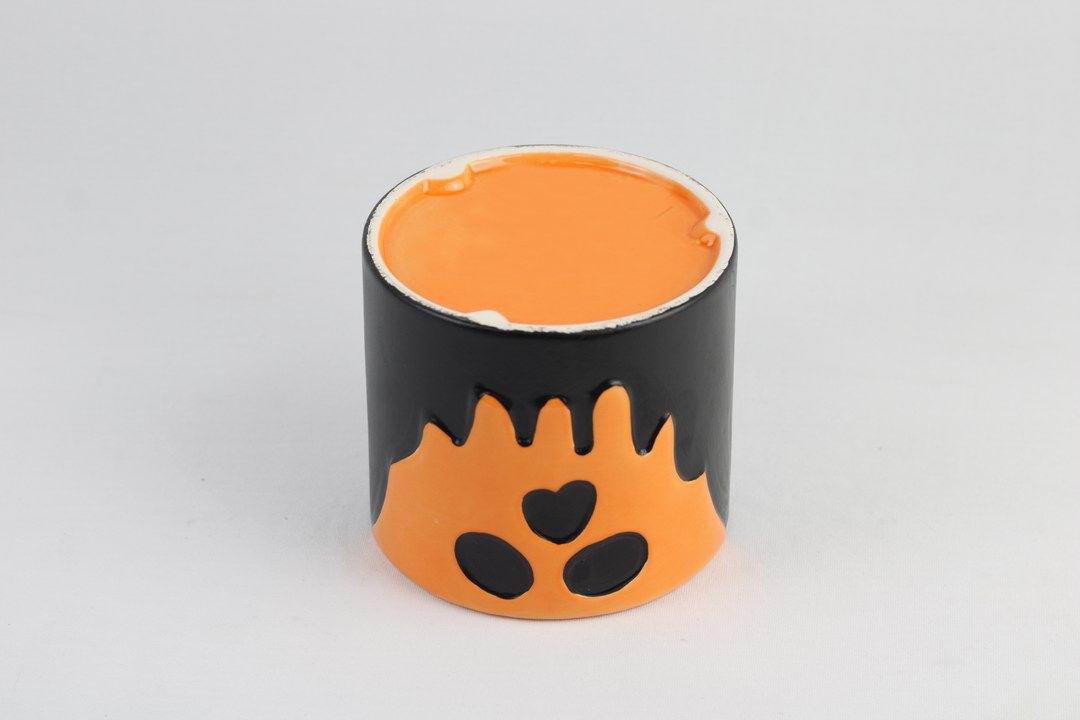 Halloween Skull Drip Ceramic Flower Pot (dual-purpose)