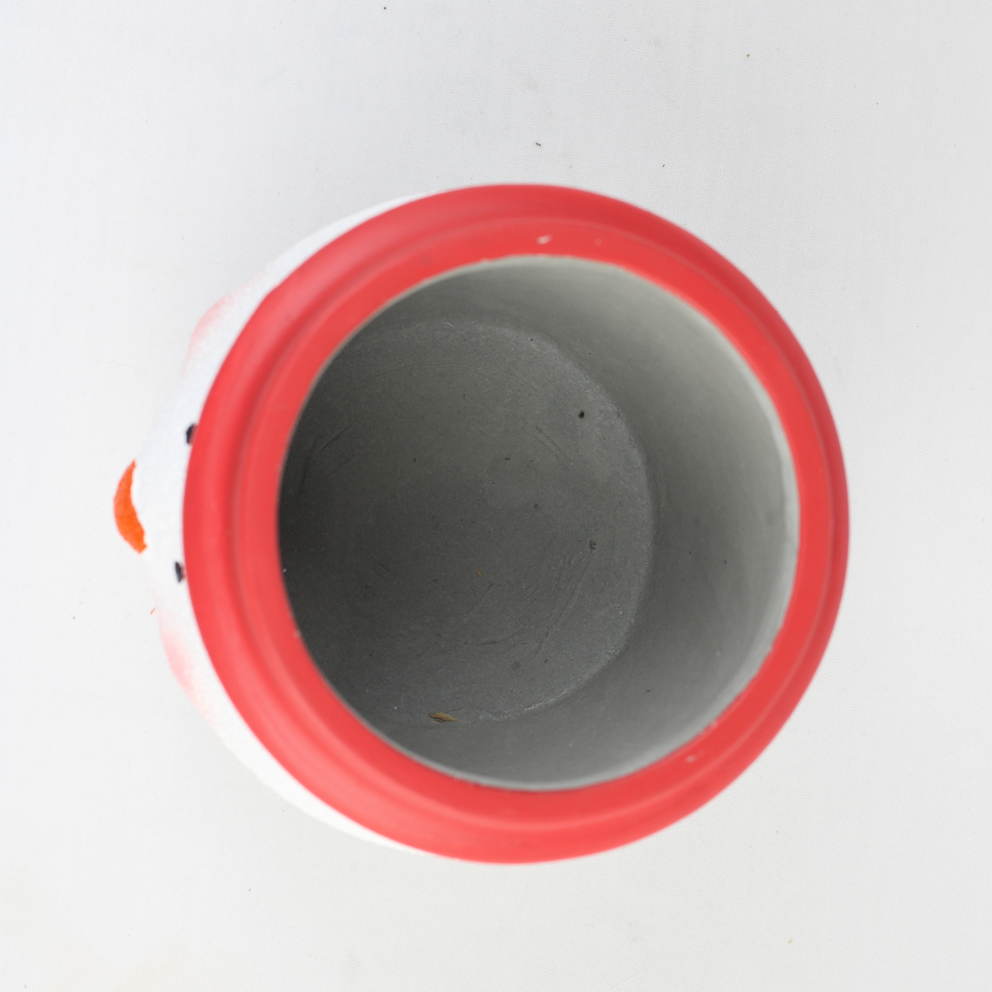 Santa & Snowman Concrete Holiday Pot – Planter or Votive