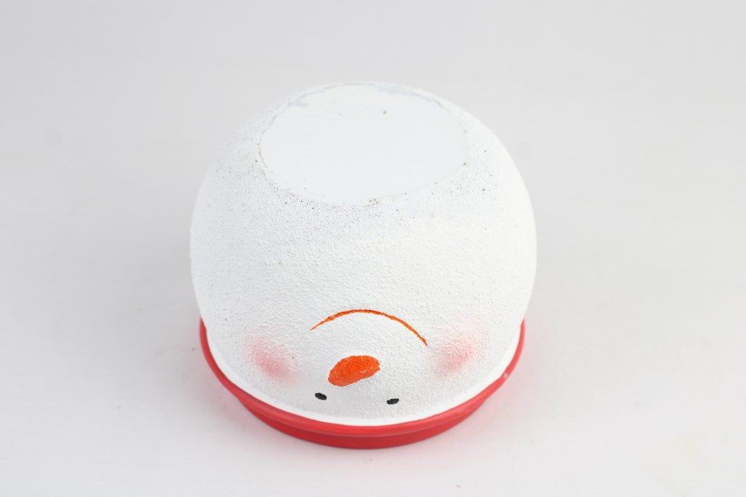 Santa & Snowman Concrete Holiday Pot – Planter or Votive