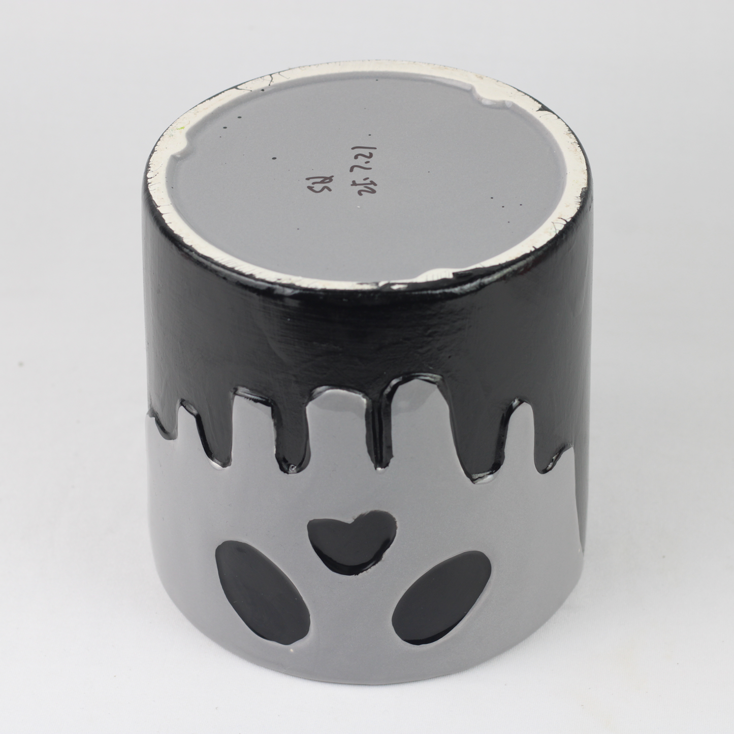 Halloween Skull Drip Ceramic Flower Pot (dual-purpose)