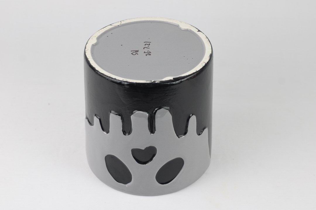 Halloween Skull Drip Ceramic Flower Pot (dual-purpose)