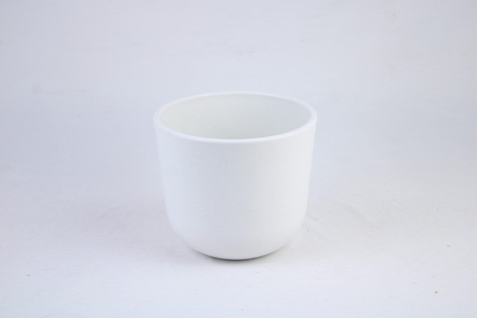 Florinia Classic Round Planter Set – 4 Sizes 9.8"/7.5"/6.3"/5.1" (Plastic, Matte Neutrals, Lightweight Plastic) (without plants)
