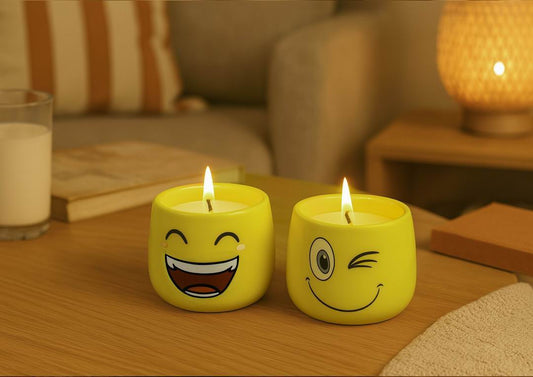 Dual-Purpose Ceramic Candle Holder – Sage Glazed (set of 2pcs)