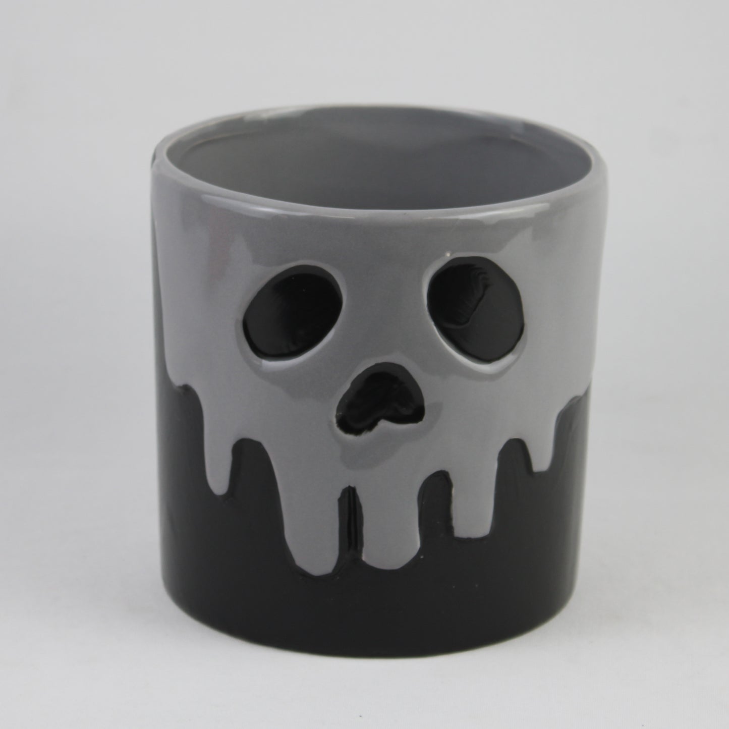 Halloween Skull Drip Ceramic Flower Pot (dual-purpose)