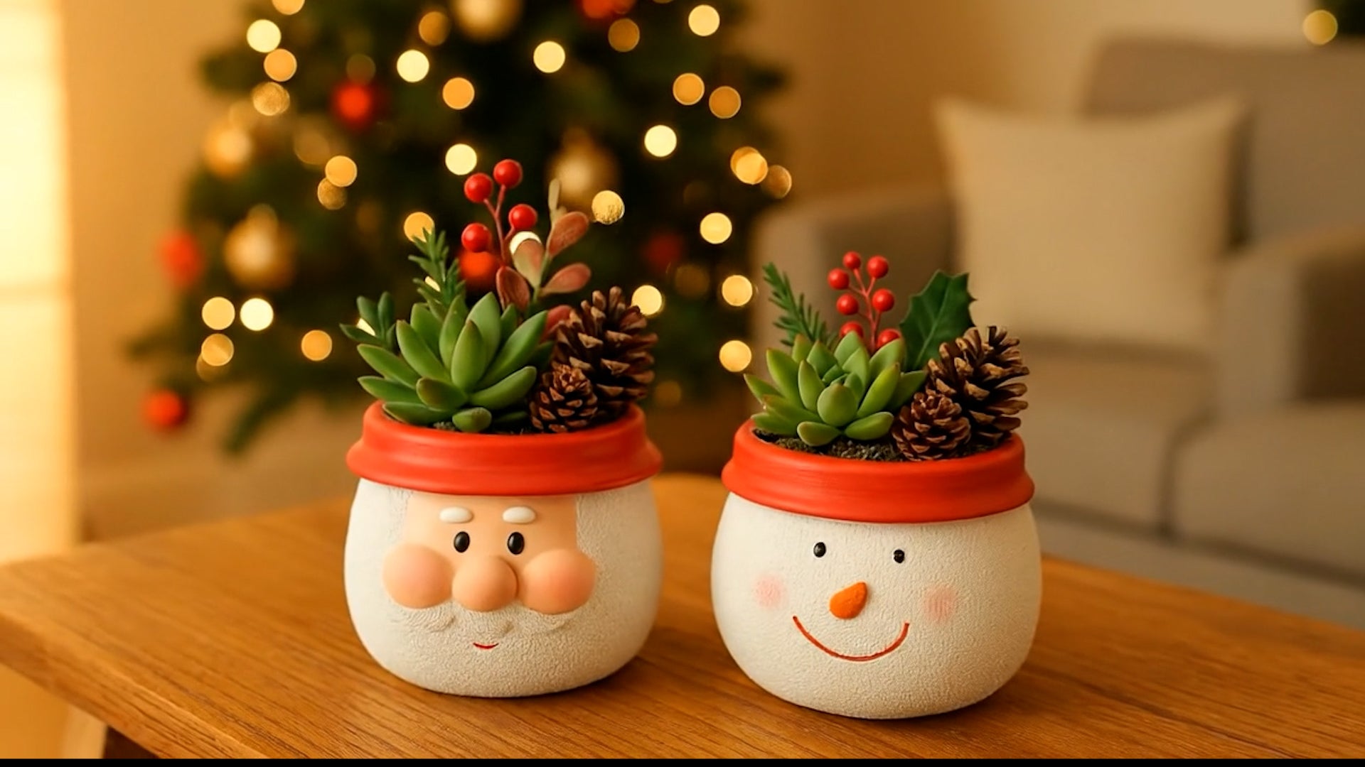 Load video: Christmas planter collections